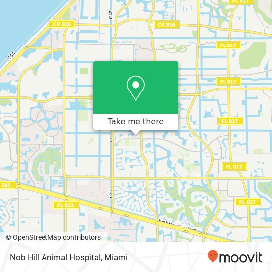 Mapa de Nob Hill Animal Hospital