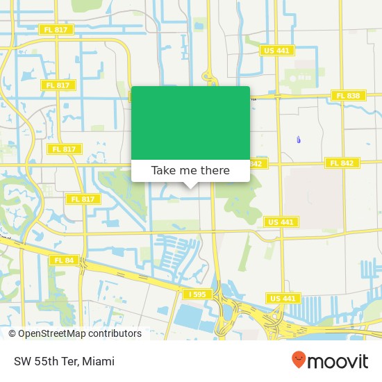 SW 55th Ter map