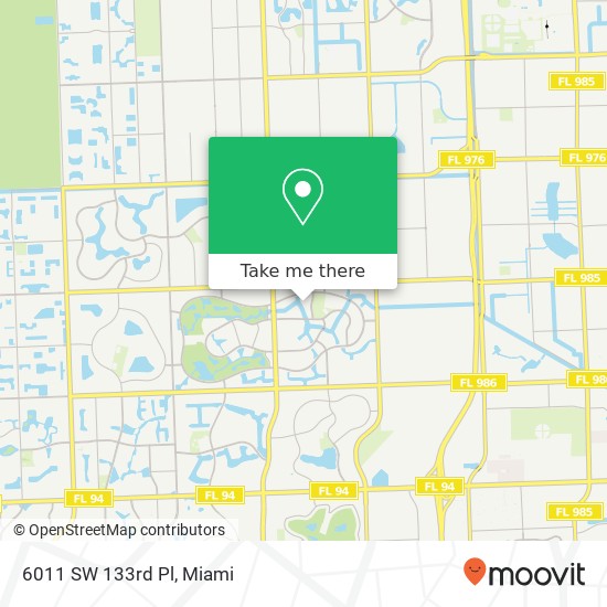 6011 SW 133rd Pl map