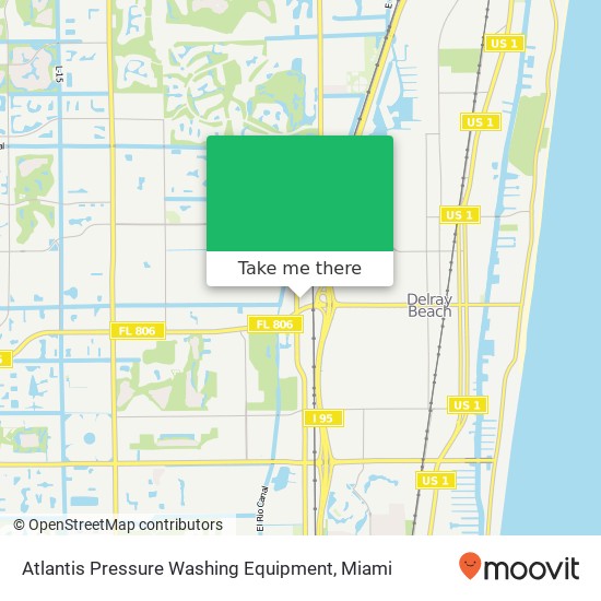 Atlantis Pressure Washing Equipment map