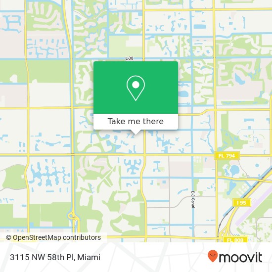 3115 NW 58th Pl map