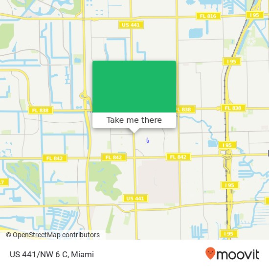 Mapa de US 441/NW 6 C