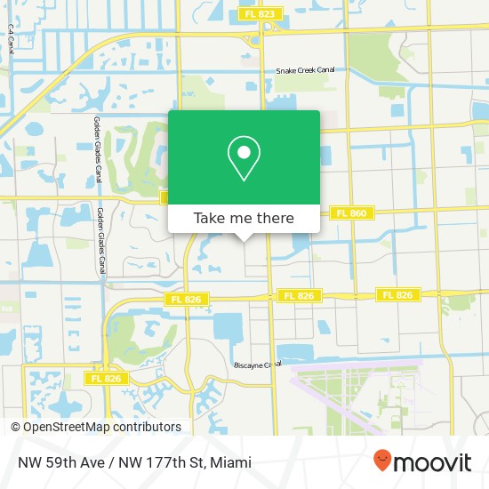 NW 59th Ave / NW 177th St map
