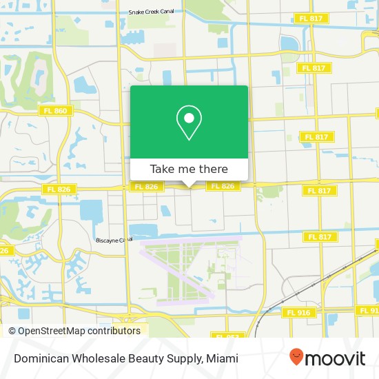 Mapa de Dominican Wholesale Beauty Supply