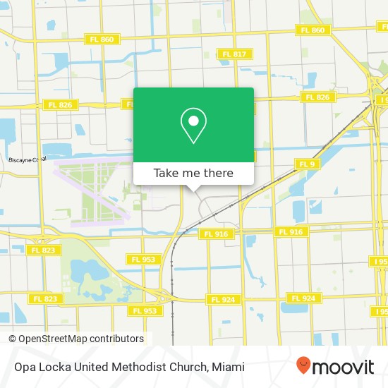 Opa Locka United Methodist Church map