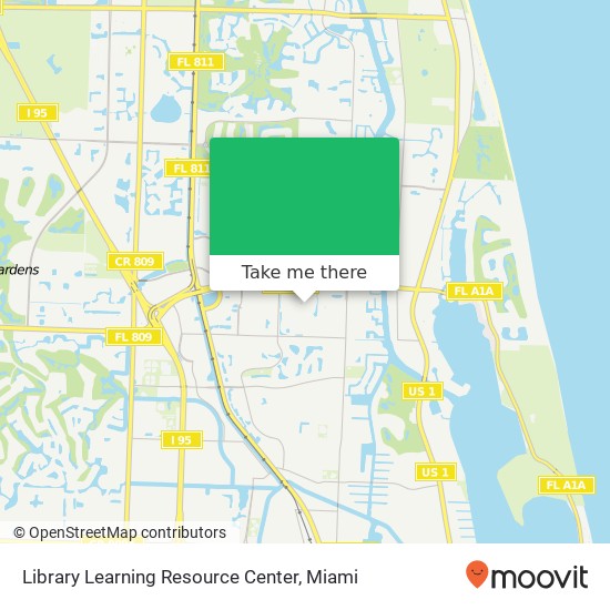 Mapa de Library Learning Resource Center