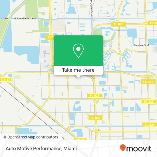 Mapa de Auto Motive Performance