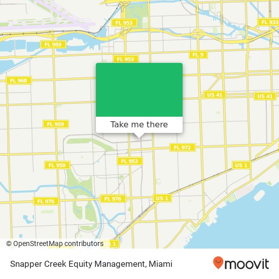 Mapa de Snapper Creek Equity Management