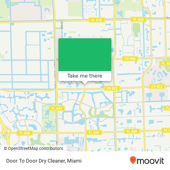 Door To Door Dry Cleaner map