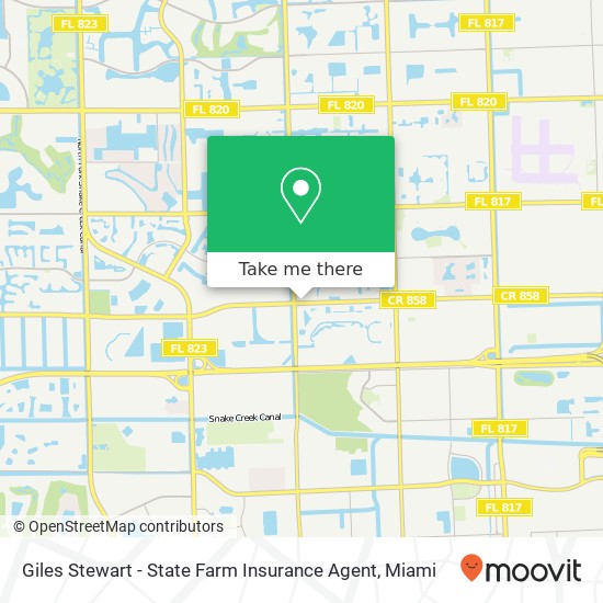 Giles Stewart - State Farm Insurance Agent map