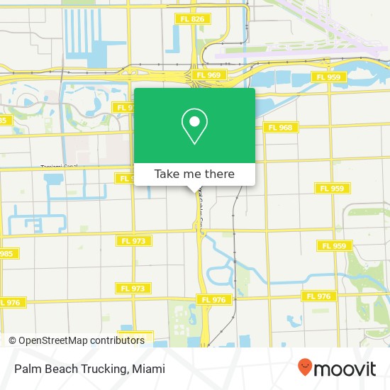 Mapa de Palm Beach Trucking