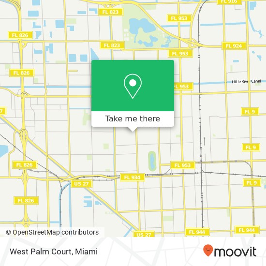 West Palm Court map