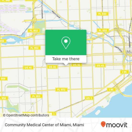 Mapa de Community Medical Center of Miami