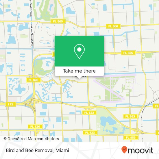 Bird and Bee Removal map