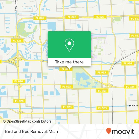 Mapa de Bird and Bee Removal