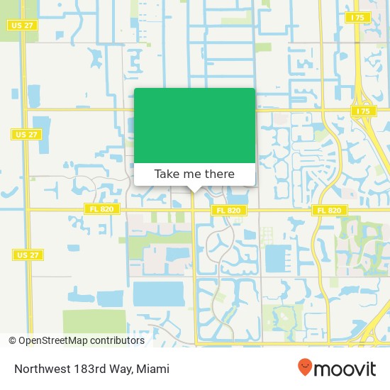 Mapa de Northwest 183rd Way