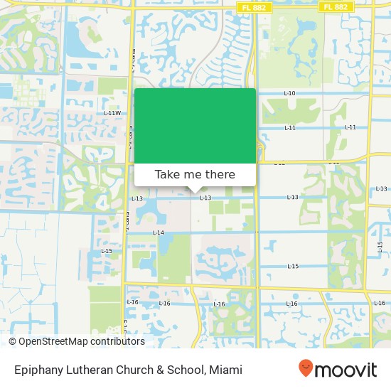 Epiphany Lutheran Church & School map