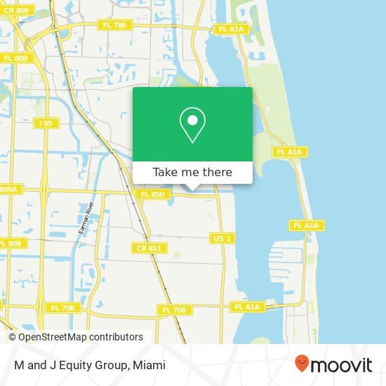 M and J Equity Group map