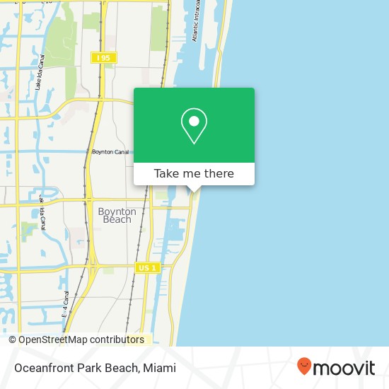 Mapa de Oceanfront Park Beach