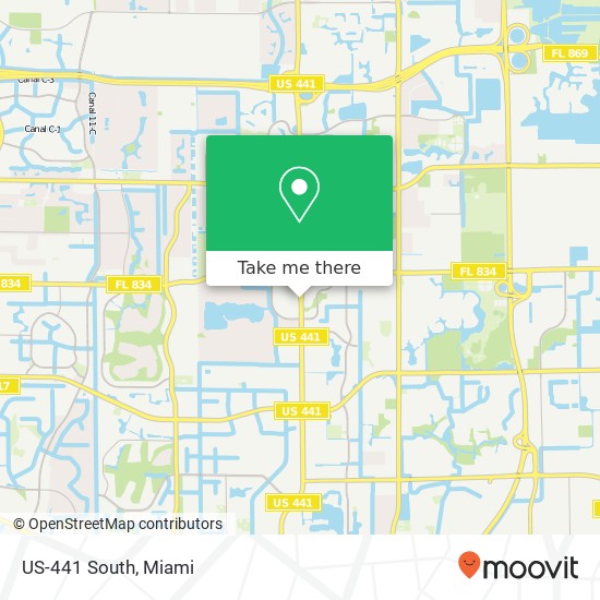 Mapa de US-441 South