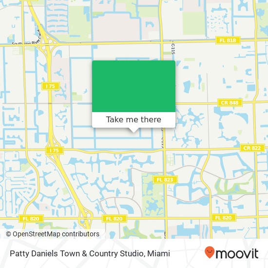 Patty Daniels Town & Country Studio map