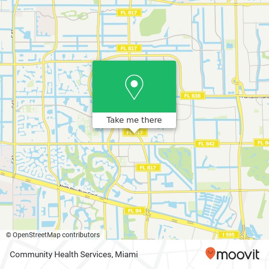 Community Health Services map