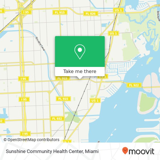 Mapa de Sunshine Community Health Center