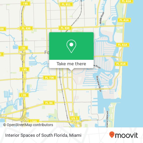 Mapa de Interior Spaces of South Florida