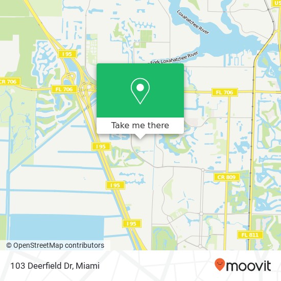 Mapa de 103 Deerfield Dr