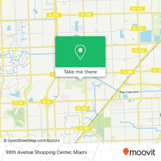98th Avenue Shopping Center map