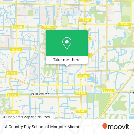 Mapa de A Country Day School of Margate