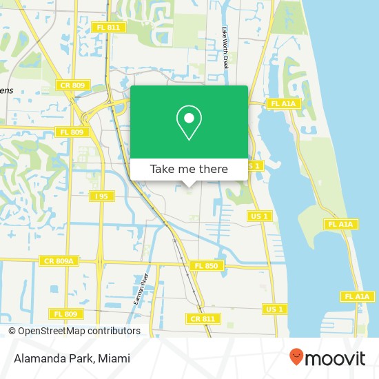 Alamanda Park map