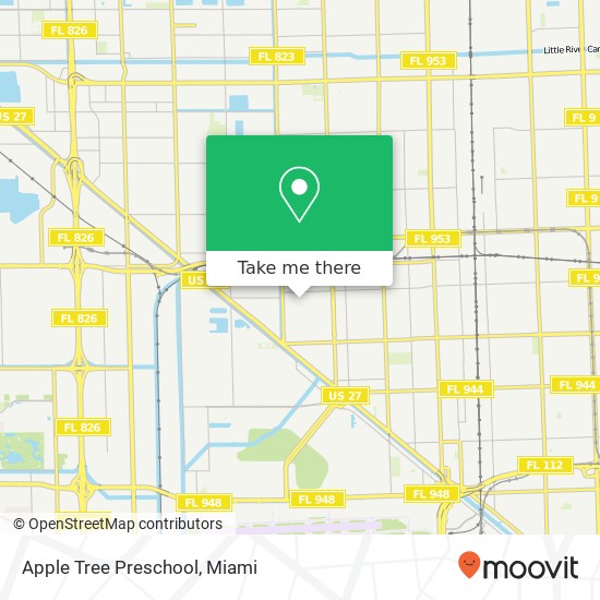 Mapa de Apple Tree Preschool