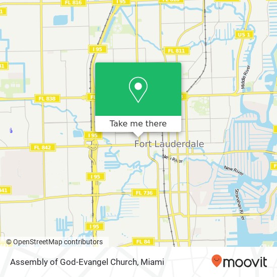 Assembly of God-Evangel Church map