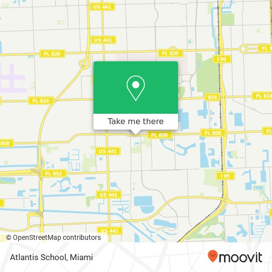 Atlantis School map