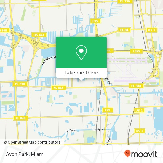 Avon Park map