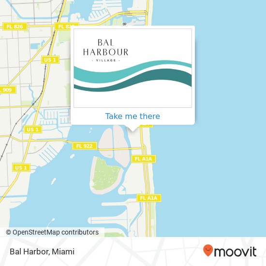 Bal Harbor map