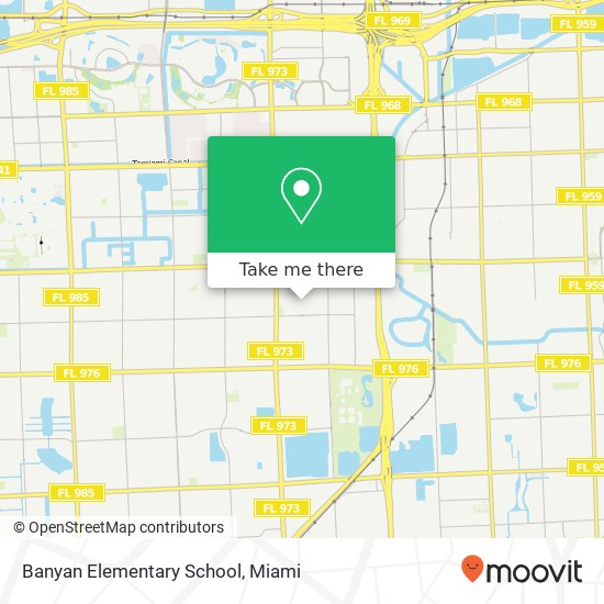 Banyan Elementary School map