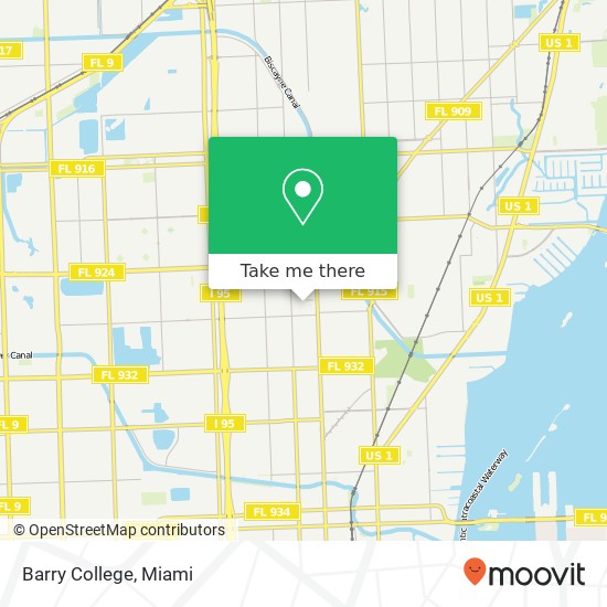 Barry College map