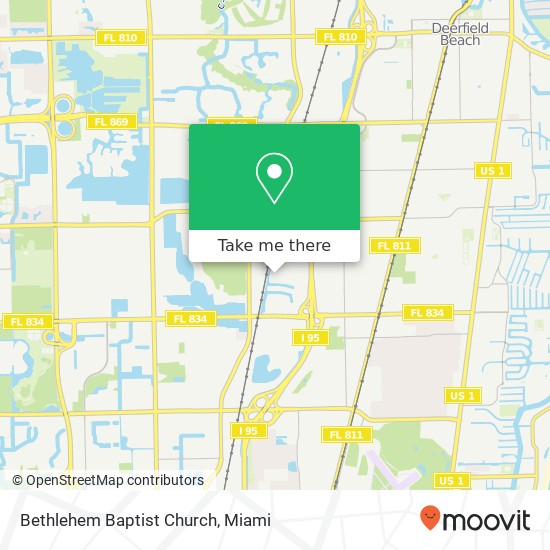 Bethlehem Baptist Church map