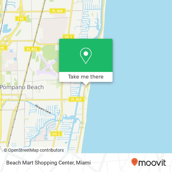 Beach Mart Shopping Center map