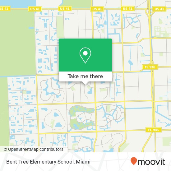 Mapa de Bent Tree Elementary School