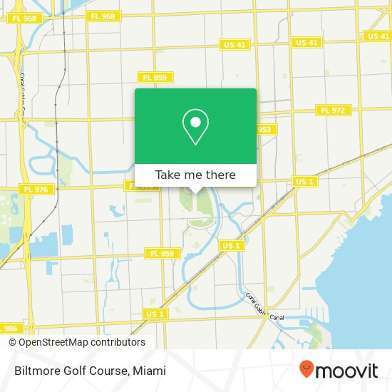 Mapa de Biltmore Golf Course