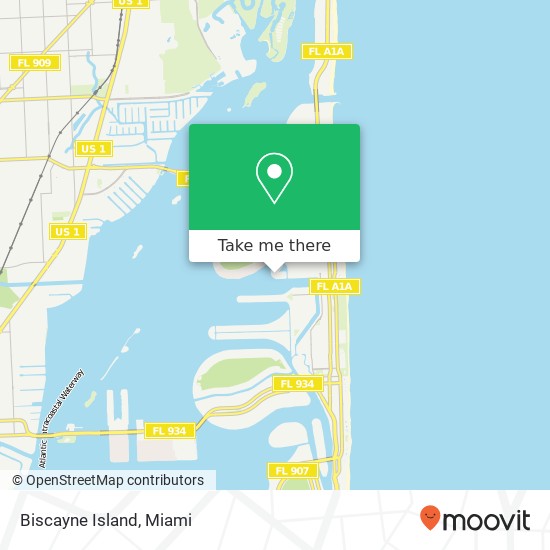 Biscayne Island map