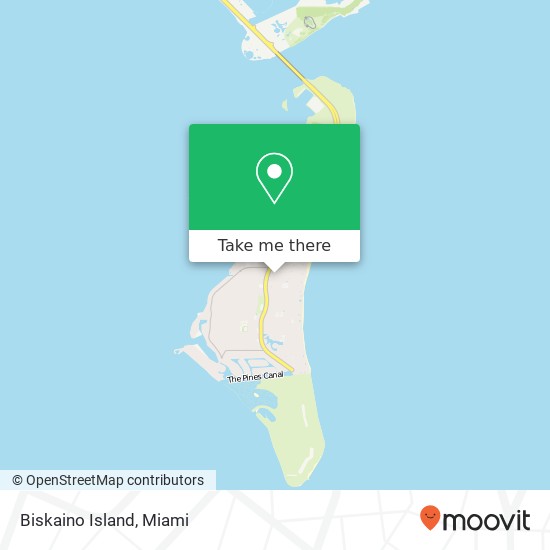 Mapa de Biskaino Island