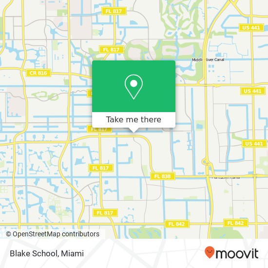 Blake School map