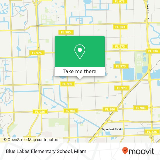 Mapa de Blue Lakes Elementary School