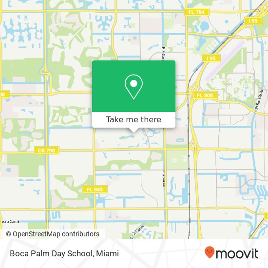 Boca Palm Day School map