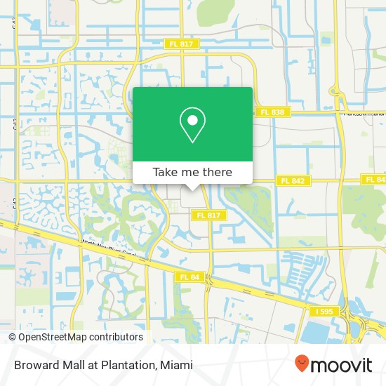 Mapa de Broward Mall at Plantation