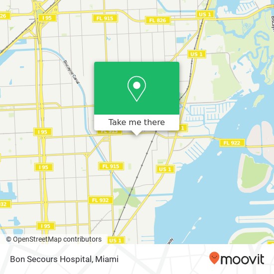 Mapa de Bon Secours Hospital